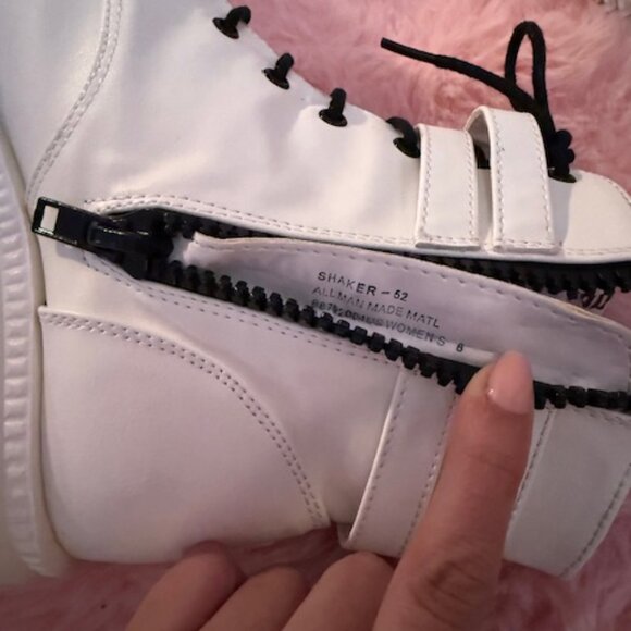 ♥ DEMONIA SHAKER/SHAKER-52 PLATFORM BOOTS SIZE 8 ♥ BARELY WORN-GREAT CONDITION ♥ - Picture 3 of 4
